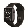 Apple Watch Series 6 GPS, 44mm M00H3VN/A (2020) Space Gray Aluminium Case with Black Sport Band